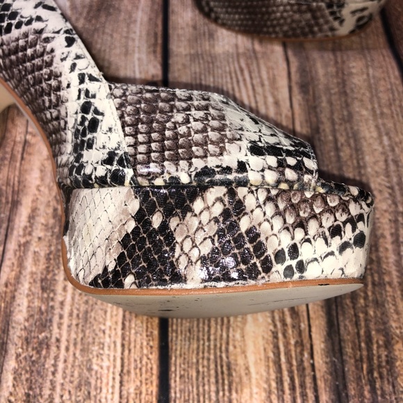 Steve Madden Snakeskin Platform Heels - Picture 6 of 7